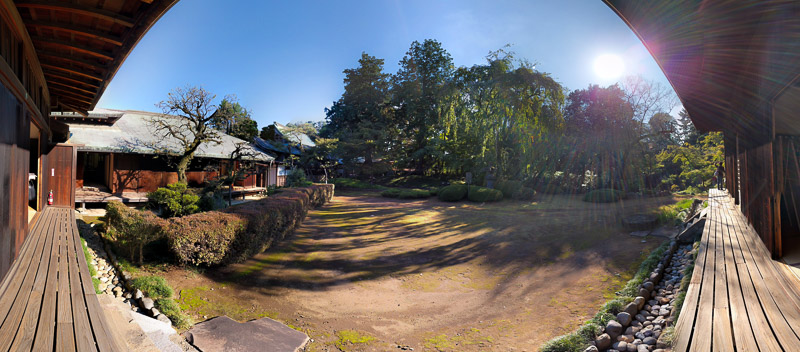 The extremely pleasant garden in the Kita-in temple. Relaxing.